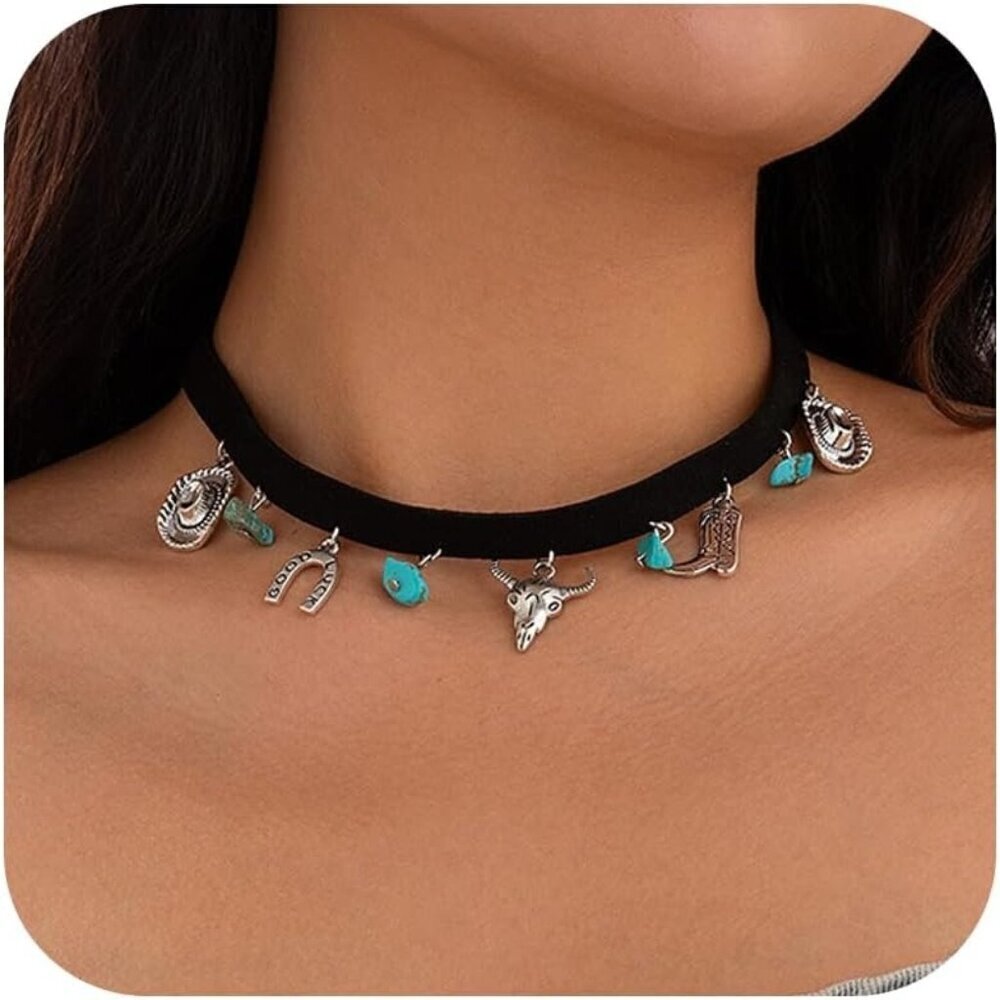 🆕 Women Silver Western Charm Necklace Boho Shell Chic Summer BeachPearl Jewelry